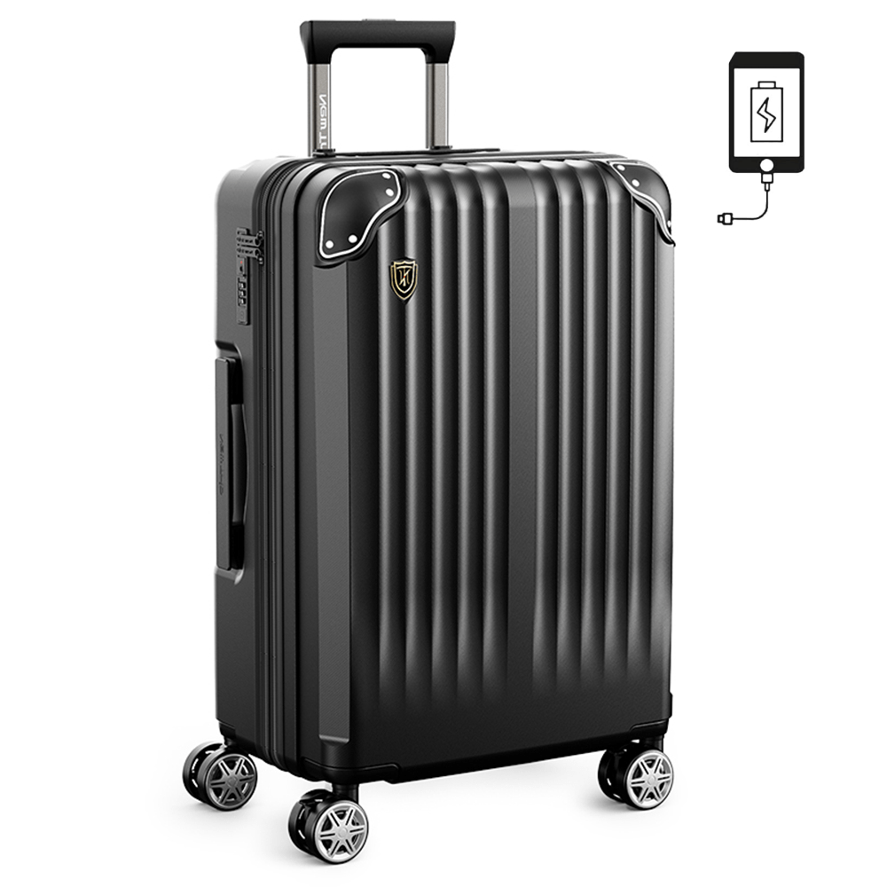 [New Trip] スーツケース 拡張機能・USB充電機能・ストッパー付き 0201 Plus