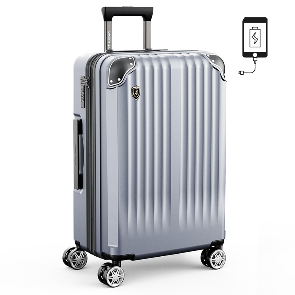 [New Trip] スーツケース 拡張機能・USB充電機能・ストッパー付き 0201 Plus