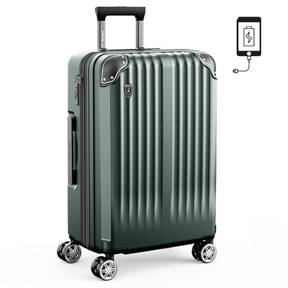 [New Trip] スーツケース 拡張機能・USB充電機能・ストッパー付き 0201 Plus
