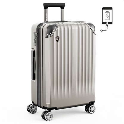 [New Trip] スーツケース 拡張機能・USB充電機能・ストッパー付き 0201 Plus