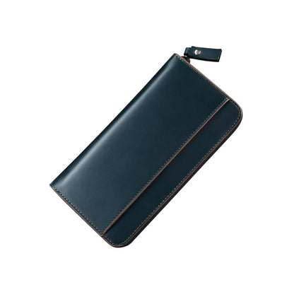 [Anycool] 財布 メンズ 長財布 本革 牛革 大容量 ボックス型小銭入れ 縦型カード収納 カード収納 薄型 軽量 高級感 ビジネス 通勤 通学 ギフト プレゼント