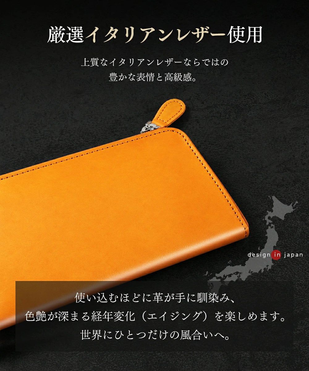 財布 メンズ 超薄型 イタリアンレザー 長財布 薄い 父の日 ギフト 本革 YKKファスナー スリム 牛革 小銭入れ 大容量 ウォレット レザー サイフ ハンドメイド 高級感 シンプル 男女兼用 ブランド