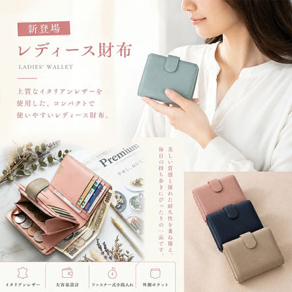 財布 レディース イタリアンレザー マチ付き レディース財布 小銭入れ カード入れ 本革 大容量 薄型 軽い カードケース さいふ 軽量 スリム ファスナー ロング ウォレット おしゃれ シンプル お財布 プレゼント ギフト